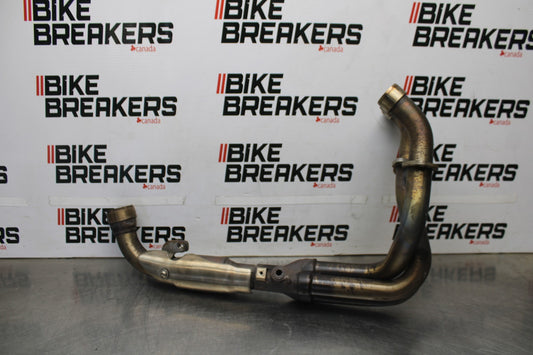 12 TRIUMPH STREET TRIPLE R EXHAUST HEADER PIPES MANIFOLD BB914