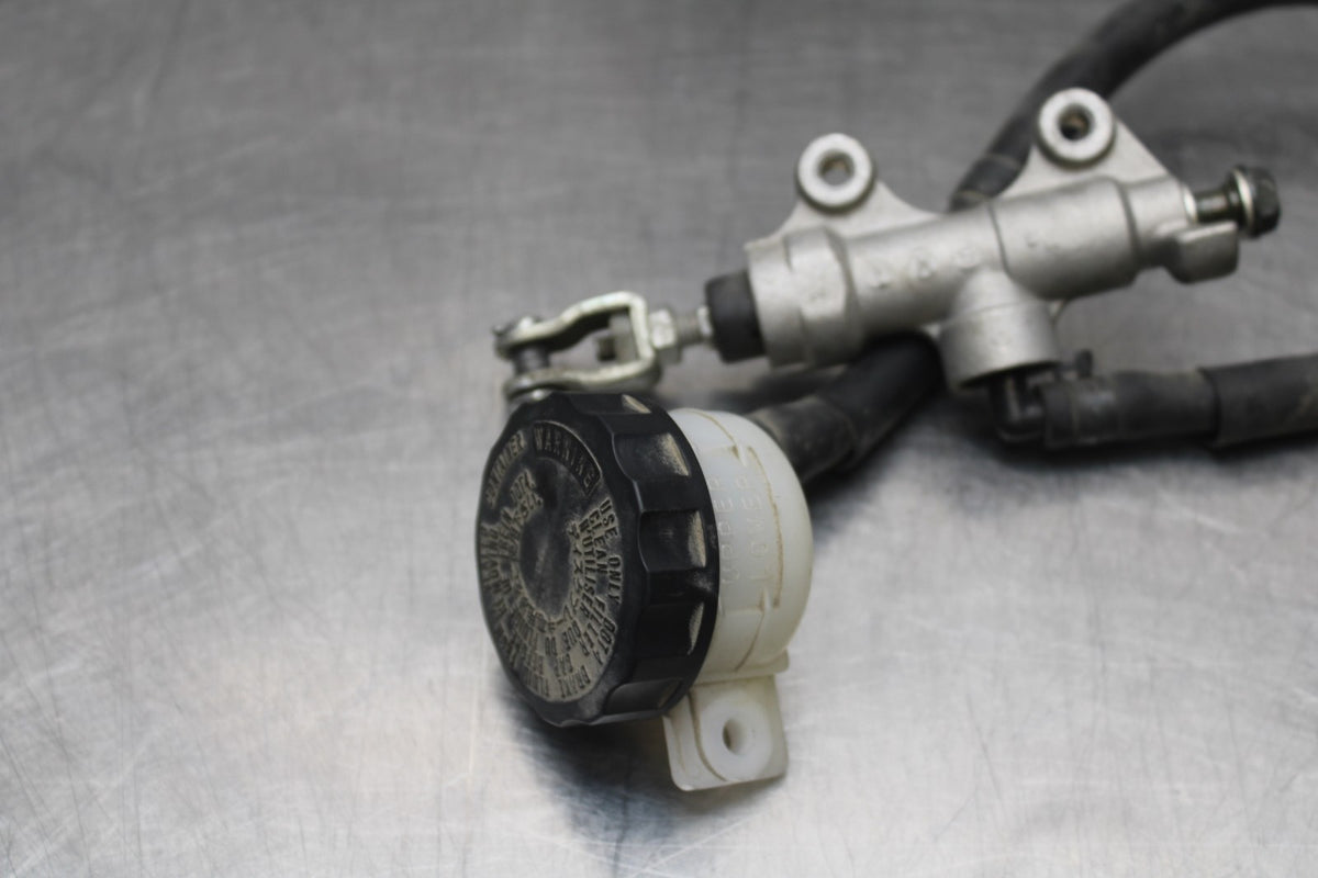 07 KAWASAKI NINJA 650 EX650 REAR BACK BRAKE MASTER CYLINDER W RESERVOIR BB844