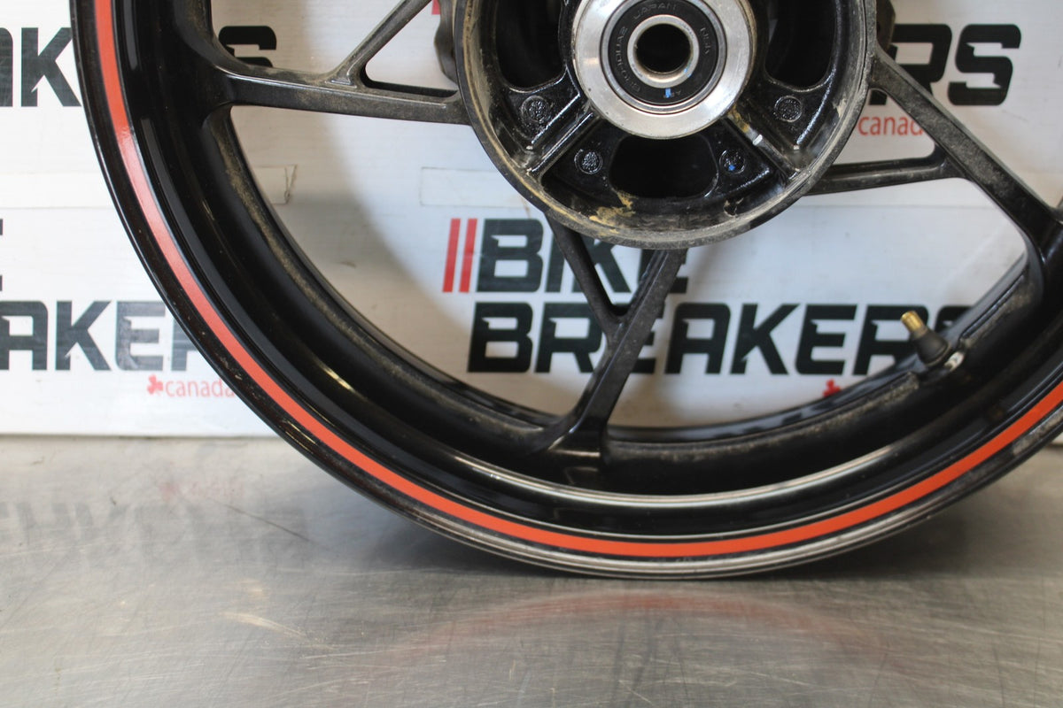 23 KAWASAKI NINJA 650 EX650 REAR WHEEL BACK RIM & ROTOR BB920