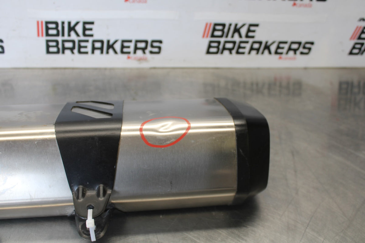 14-16 KTM 1190 ADVENTURE R EXHAUST PIPE MUFFLER SLIP ON CAN SILENCER BB00