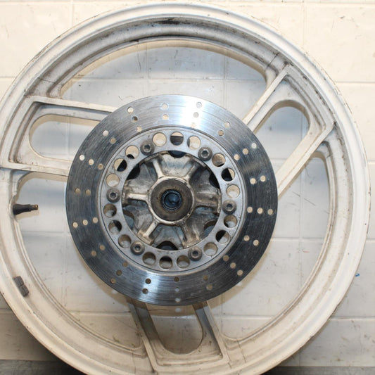 1988 Yamaha FZ600 REAR WHEEL AND ROTOR BACK BRAKE DISC BB601