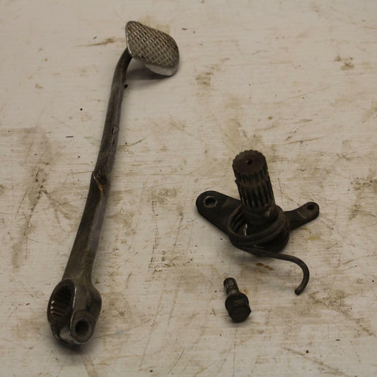 77-79 SUZUKI GS750 RIGHT REARSET BRAKE FOOT PEDAL BB258