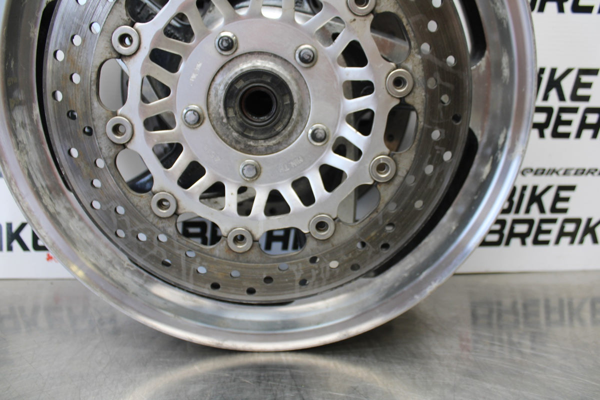 05 TRIUMPH ROCKET III FRONT WHEEL FRONT RIM & ROTORS BB186