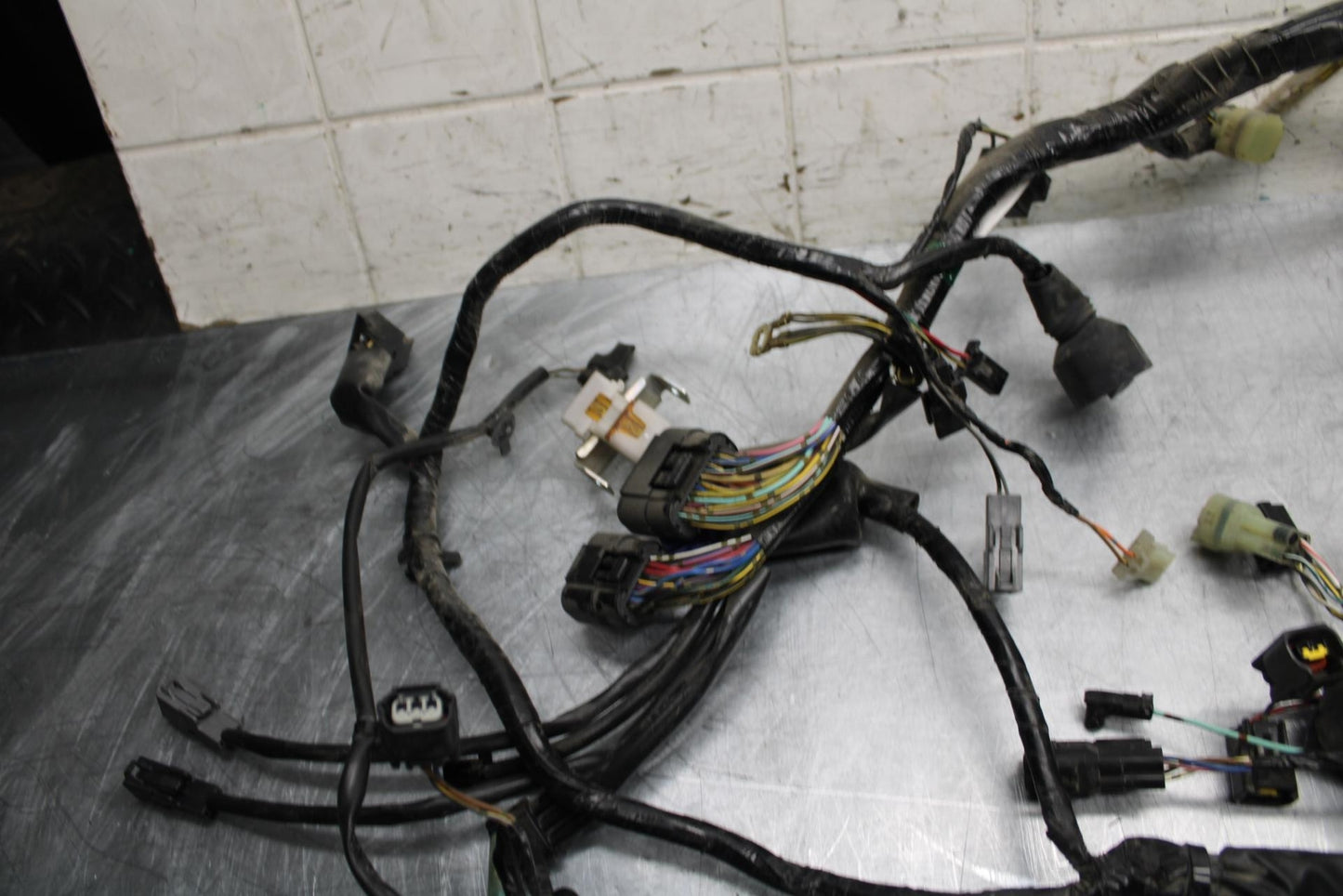 11-14 KAWASAKI VERSYS 650 LE 650C MAIN ENGINE WIRING HARNESS MOTOR WIRE  BB498