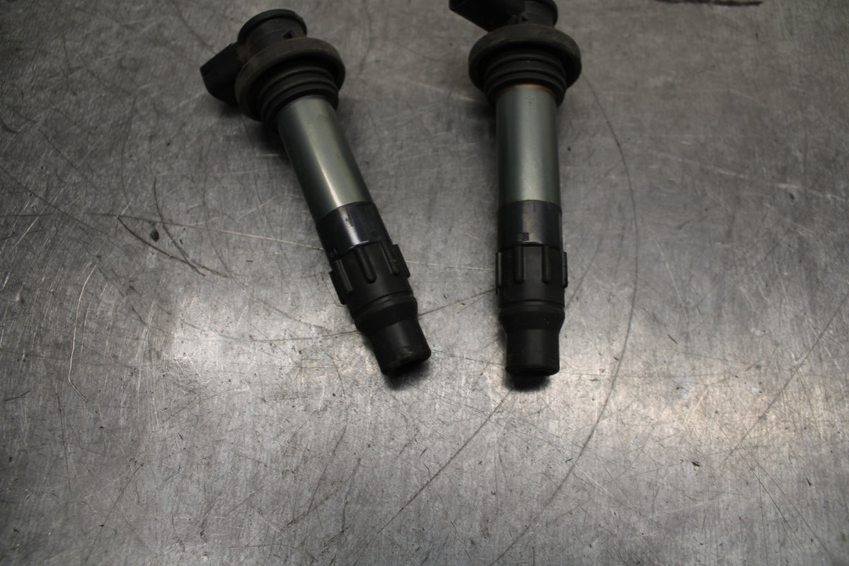24 KAWASAKI NINJA 500 ABS IGNITION COILS COIL SPARK PLUG CAPS BB744