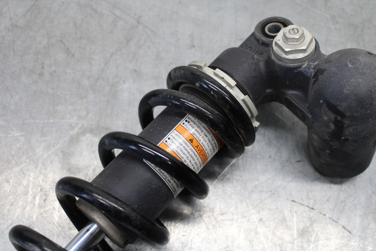 11-24 SUZUKI GSXR750 REAR BACK SHOCK ABSORBER SUSPENSION 62100-15810-019 BB714