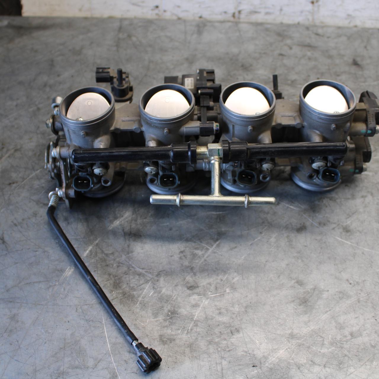 09-12 KAWASAKI NINJA ZX6R MAIN FUEL INJECTORS / THROTTLE BODIES BB544