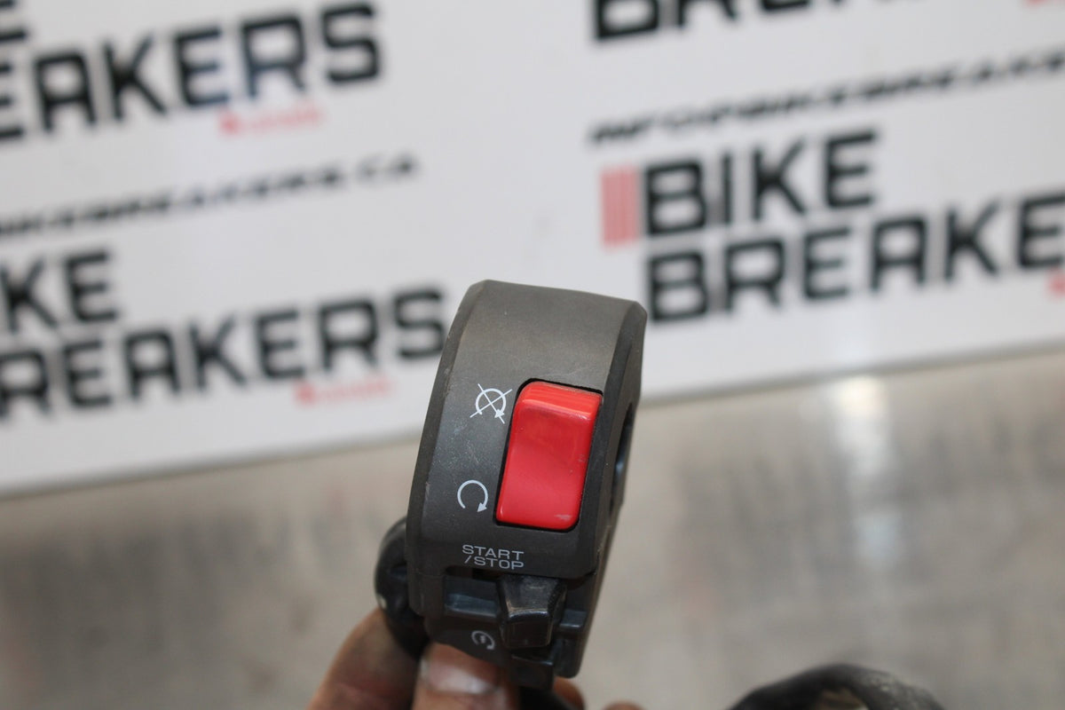 2007 Kawasaki Ninja ZX6R ZX600P RIGHT CLIP ON HANDLE KILL OFF START SWITCH BB175