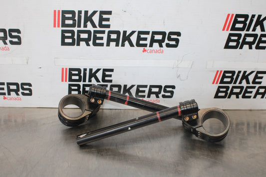 16 APRILIA TUONO V4 1100 LEFT RIGHT CLIP ON ONS HANDLEBARS PAIR SET BB905