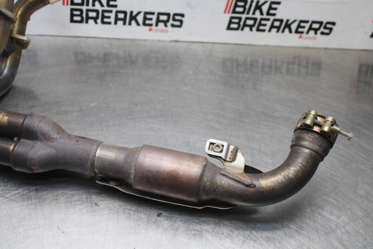 12 TRIUMPH STREET TRIPLE R EXHAUST HEADER PIPES MANIFOLD BB914