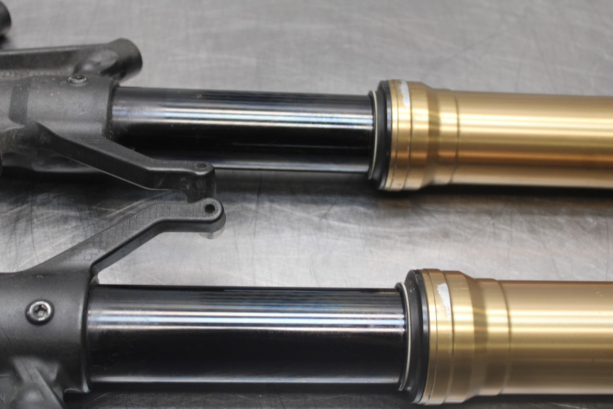 08 KAWASAKI NINJA ZX10R FRONT FORKS SHOCK SUSPENSION SET PAIR BB902