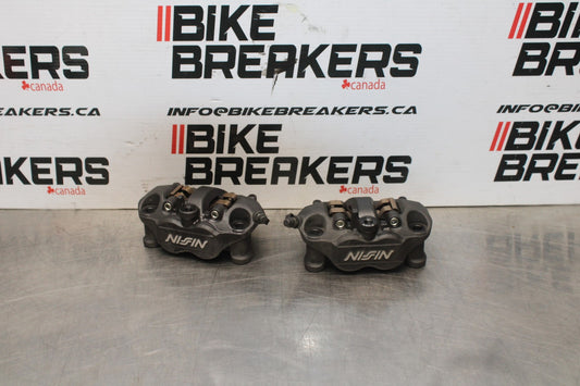 24-25 KAWASAKI NINJA ZX6R RIGHT LEFT FRONT BRAKE CALIPER SET PAIR BB785-CH