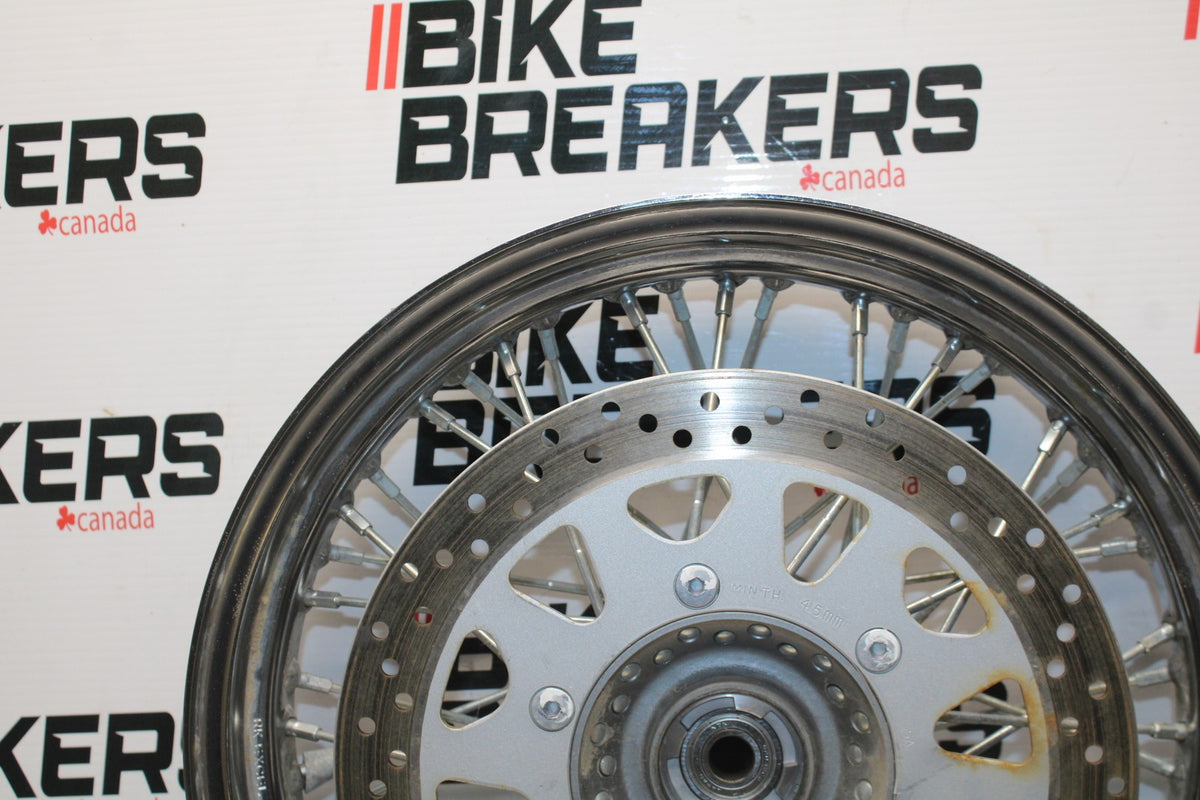 15 SUZUKI BOULEVARD C50 FRONT WHEEL FRONT RIM & ROTOR BB775