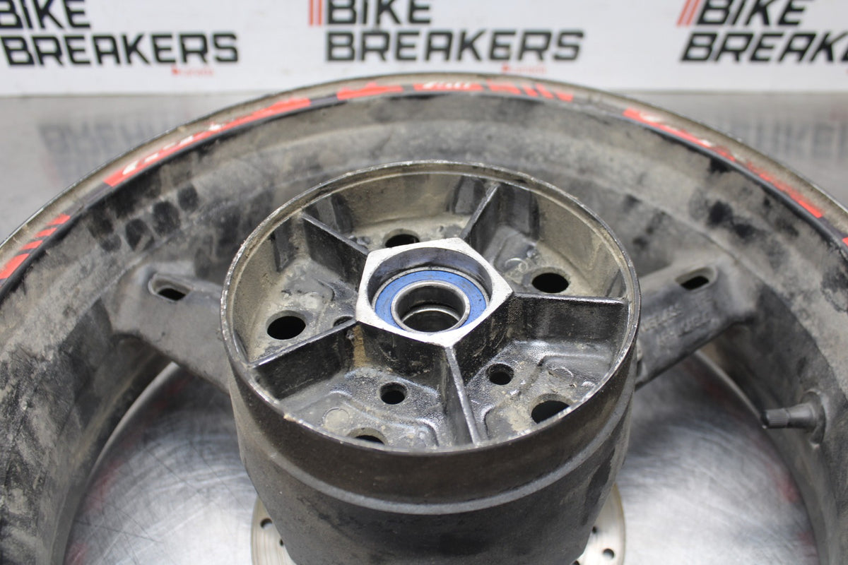 00 SUZUKI GSXR750 REAR WHEEL BACK RIM & ROTOR BB820