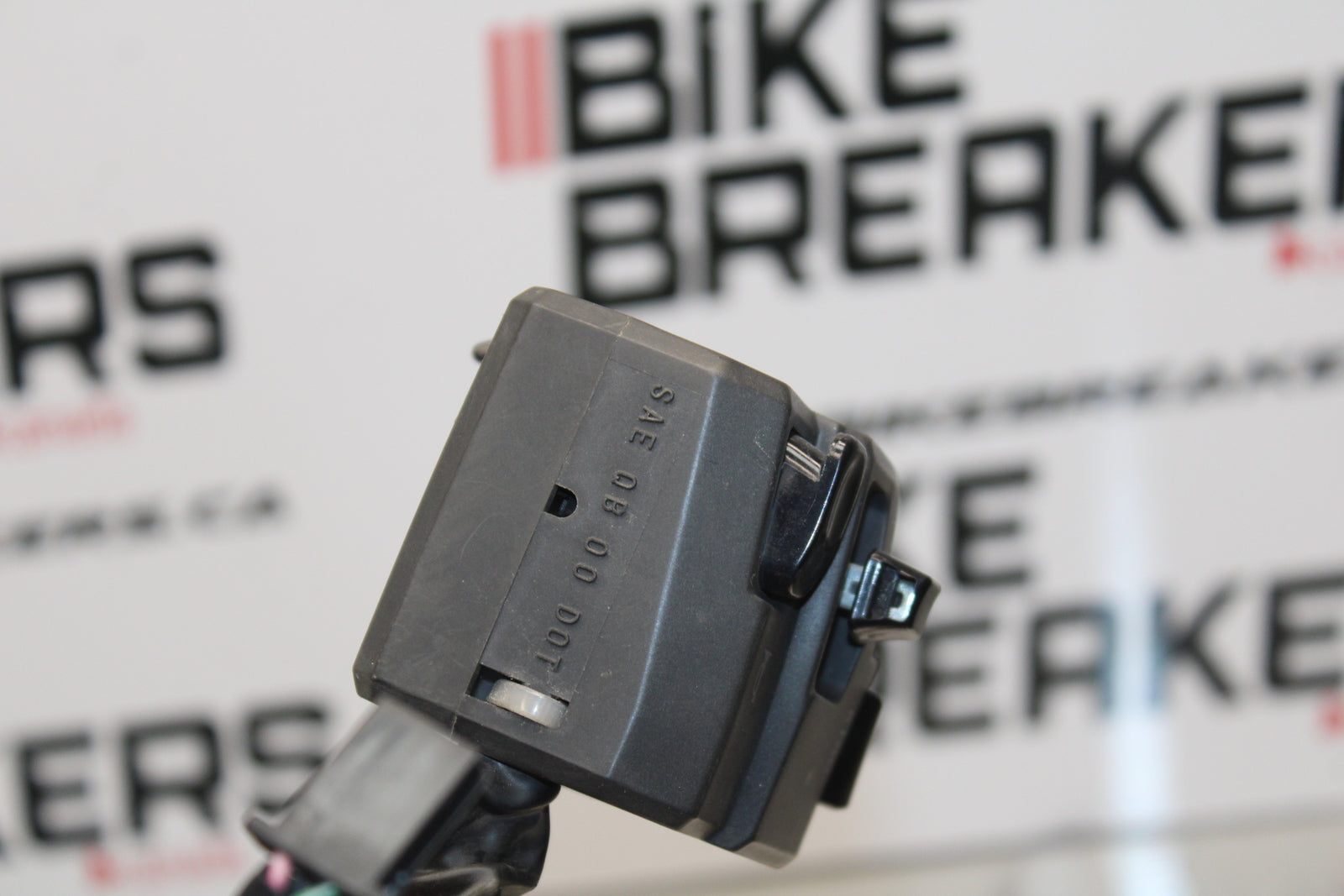 13-17 KAWASAKI NINJA ZX6R ZX636 ABS LEFT CLIP ON HORN SIGNALS SWITCH BB143