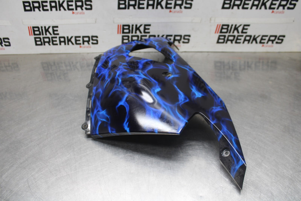08 KAWASAKI NINJA ZX10R RIGHT LOWER BOTTOM BELLY SIDE FAIRING COWL  BB932