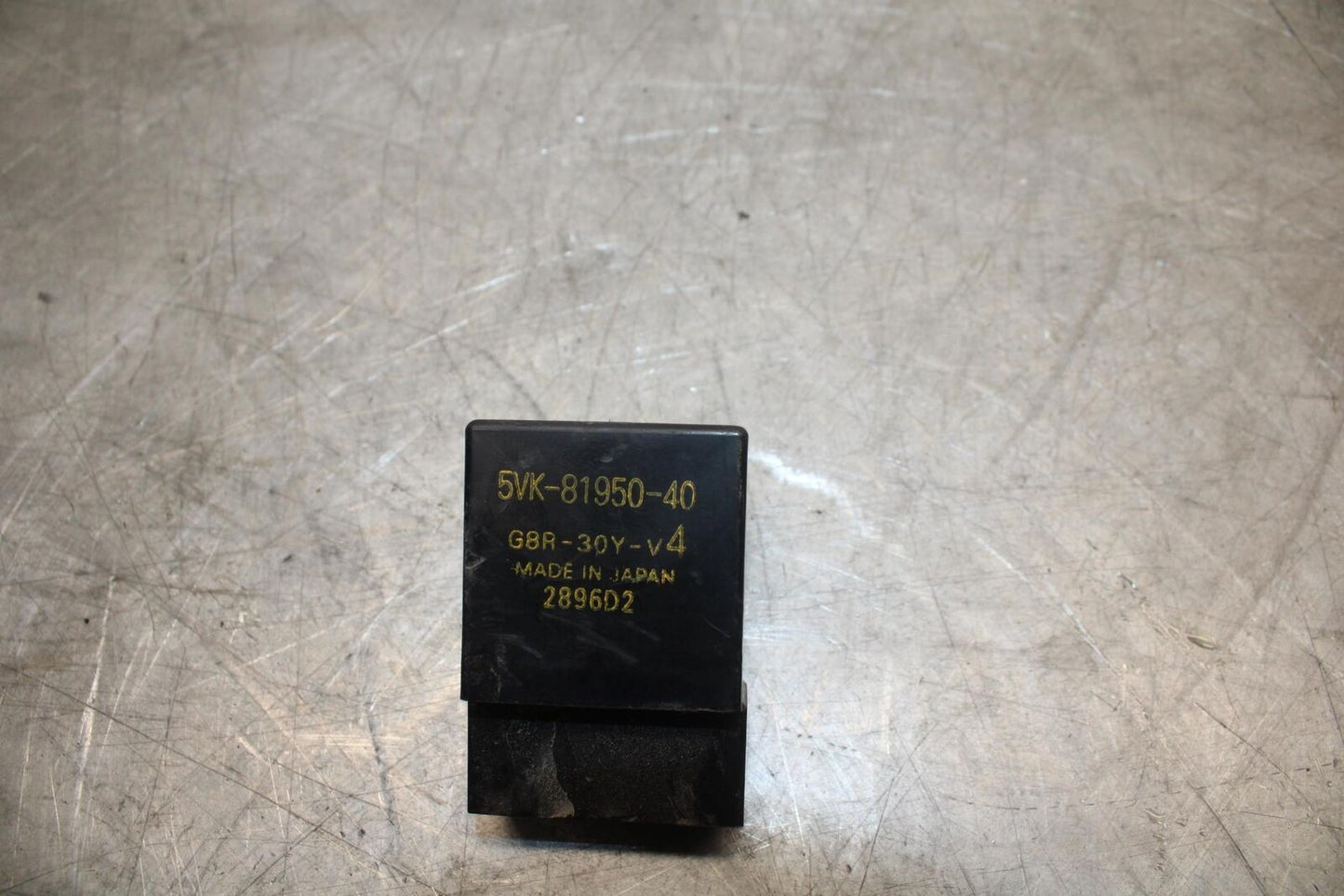 2016 Yamaha XSR900 ABS RELAY FUEL PUMP BB516