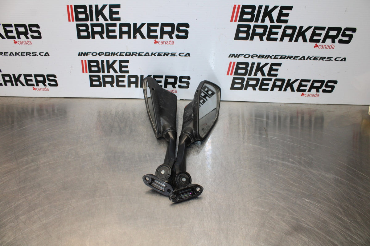 24-25 KAWASAKI NINJA ZX4R RIGHT LEFT SIDE REAR VIEW MIRROR SET BB174