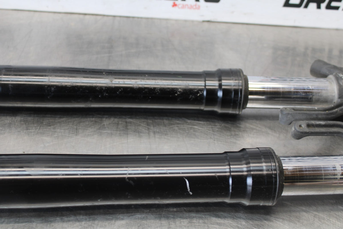 13-18 KAWASAKI NINJA ZX6R FRONT FORKS SHOCK SUSPENSION SET PAIR BB908