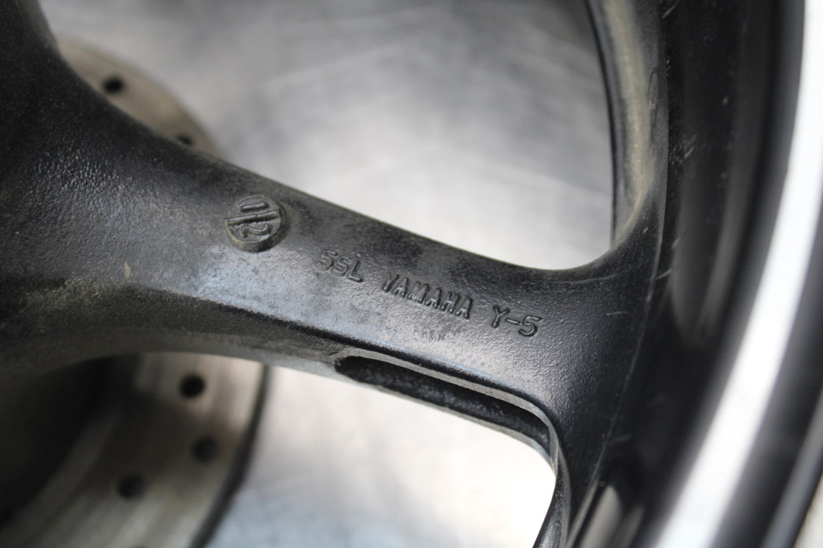 08-16 YAMAHA YZF R6 REAR WHEEL BACK RIM & ROTOR BB856