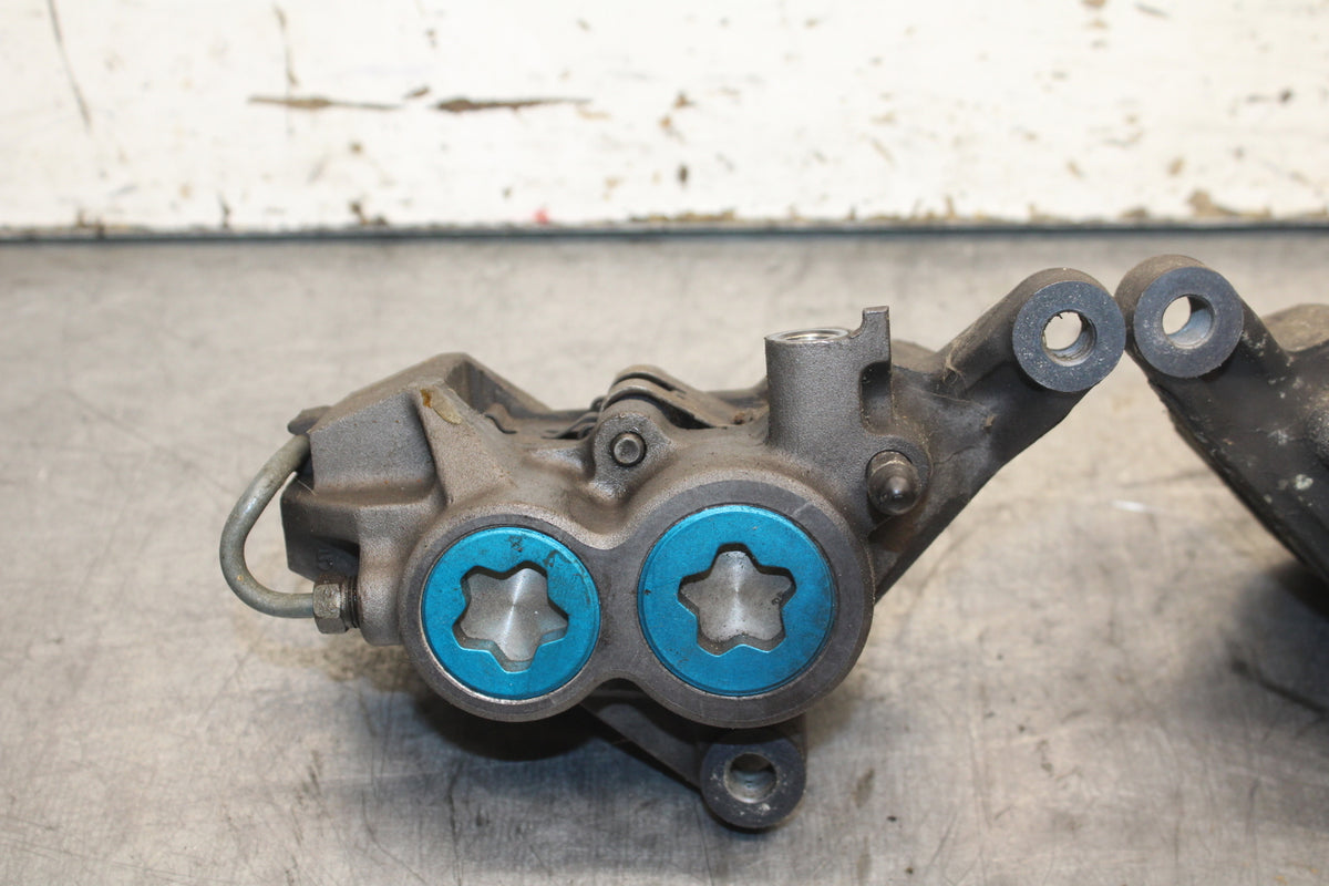 96-07 YAMAHA YZF600R RIGHT LEFT FRONT BRAKE CALIPER SET PAIR CALIPERS  BB746