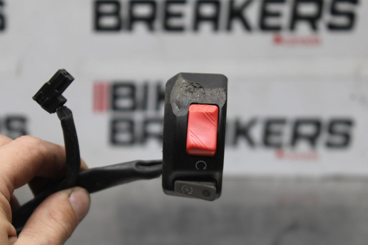 13-18 KAWASAKI NINJA ZX6R RIGHT CLIP ON HANDLE KILL OFF START SWITCHES BB915
