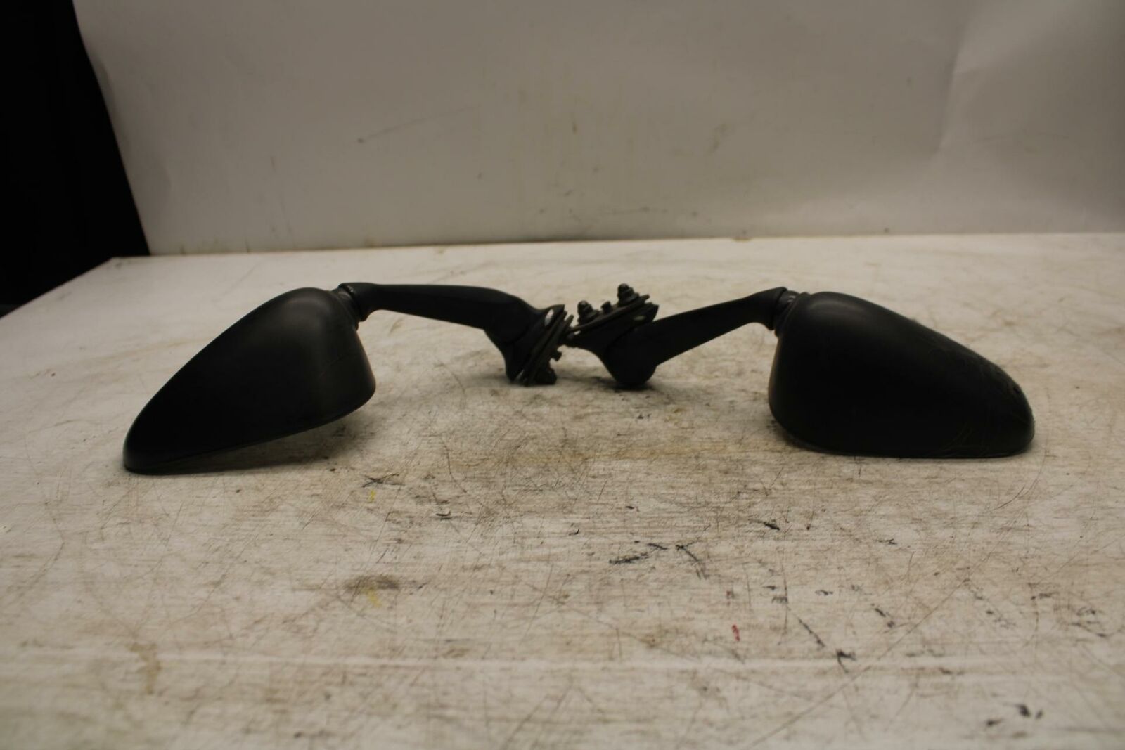 08 YAMAHA YZF R6 2c0 REAR VIEW MIRROR SET PAIR MIRRORS BB365