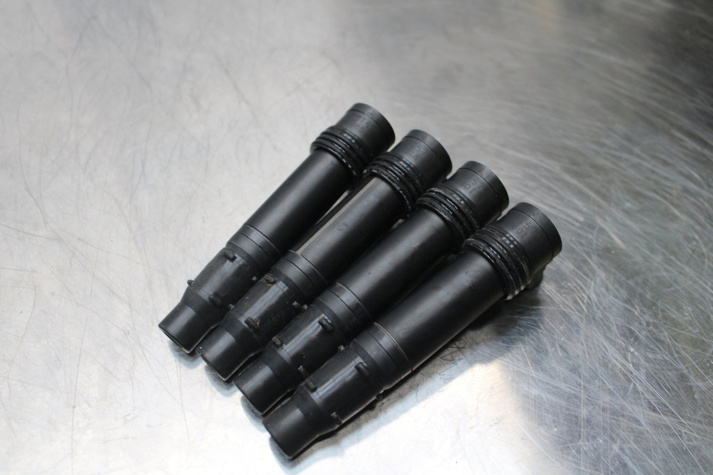 13-17 KAWASAKI NINJA ZX6R ZX636 ABS IGNITION COILS COIL SPARK PLUG CAPS BB143