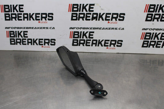 13-18 KAWASAKI NINJA ZX6R RIGHT SIDE REAR VIEW MIRROR BB735