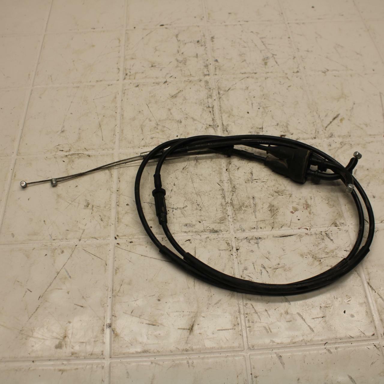 19-20 KAWASAKI NINJA ZX6R THROTTLE CABLES LINES BB407