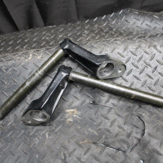 86 SUZUKI GS750ES LEFT RIGHT CLIP ON ONS HANDLEBARS PAIR SET BB233