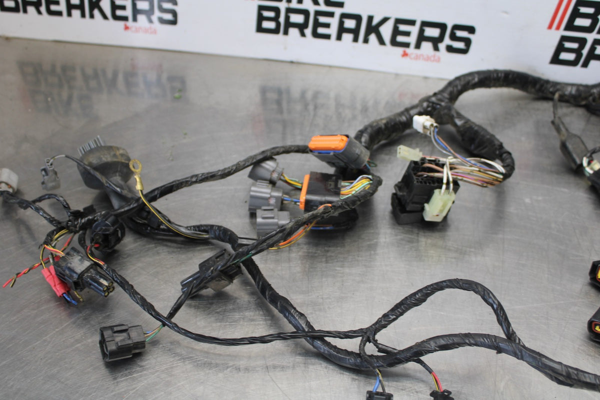 08 KAWASAKI NINJA ZX10R MAIN ENGINE WIRING HARNESS MOTOR WIRE LOOM BB902