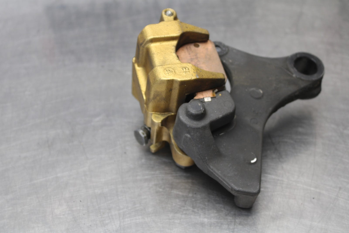 12 TRIUMPH STREET TRIPLE R REAR BACK BRAKE CALIPER W MOUNT BRACKET BB914