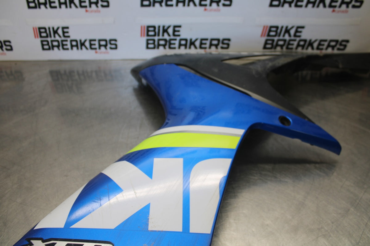 18 SUZUKI GSXR750 OEM RIGHT LOWER MID UPPER SIDE FAIRING COWL  BB891