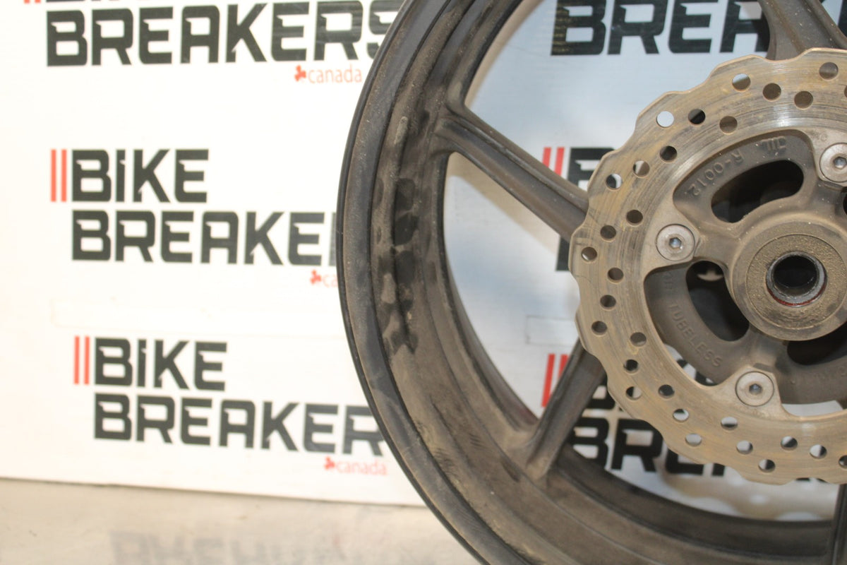 04-05 KAWASAKI NINJA ZX10R REAR WHEEL BACK RIM & ROTOR BB931