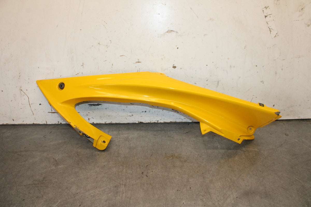 08-16 YAMAHA YZF R6 RIGHT FRONT UPPER MID SIDE FAIRING COWL PLASTIC OEM BB665