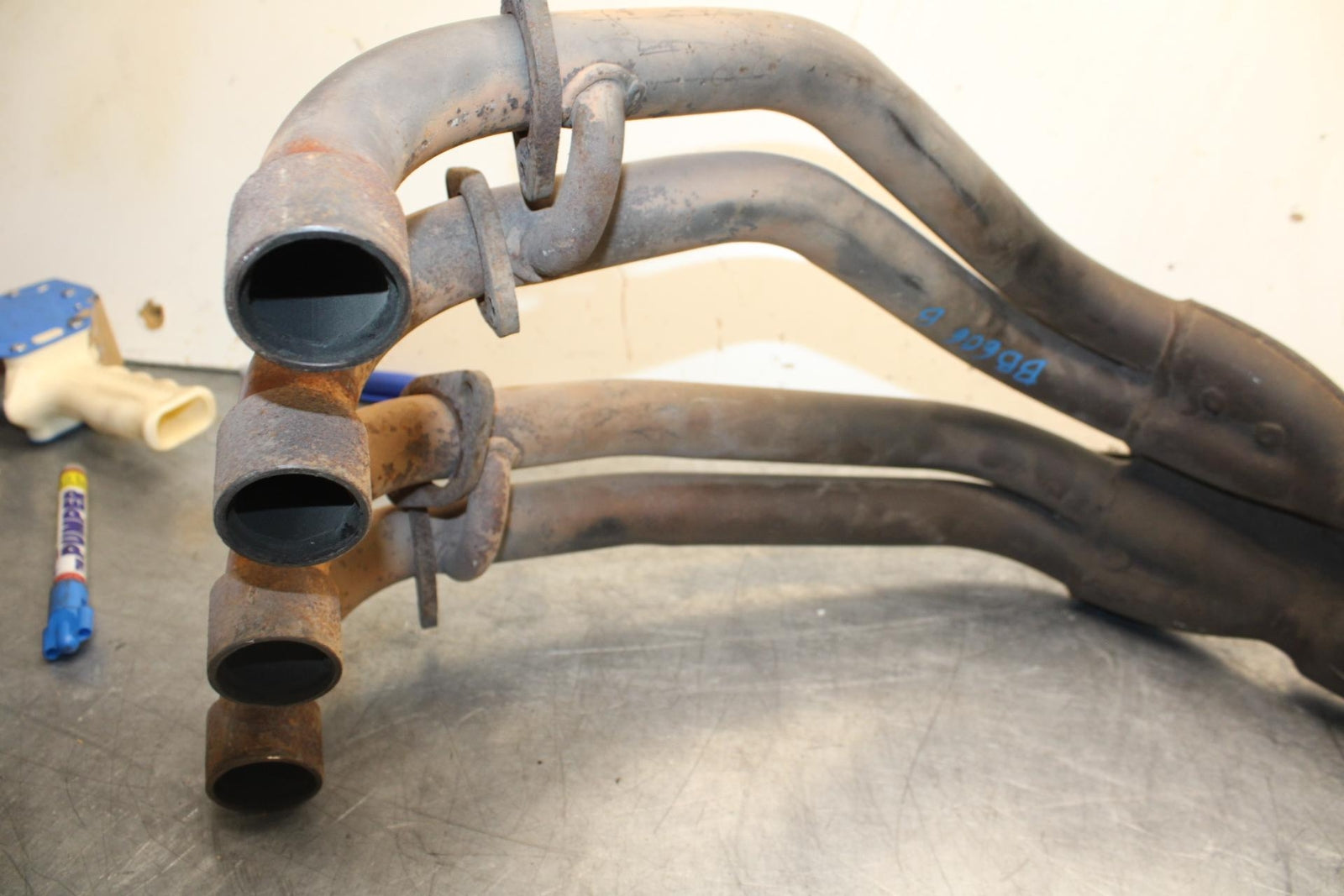 01-06 HONDA CBR600F4I EXHAUST HEADER PIPES MANIFOLD 18150-MBW-D22 BB606 #B