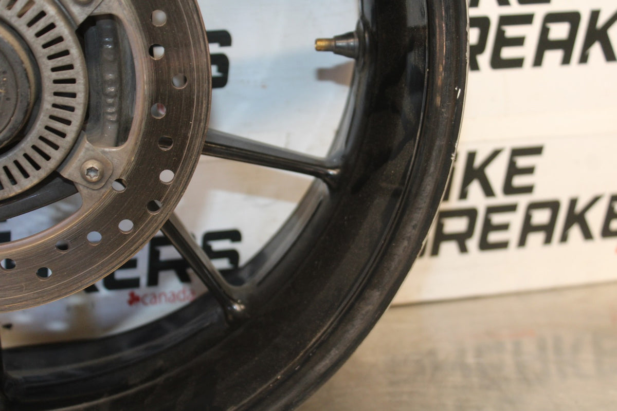 10-11 BMW S1000RR REAR WHEEL BACK RIM & ROTOR BB941
