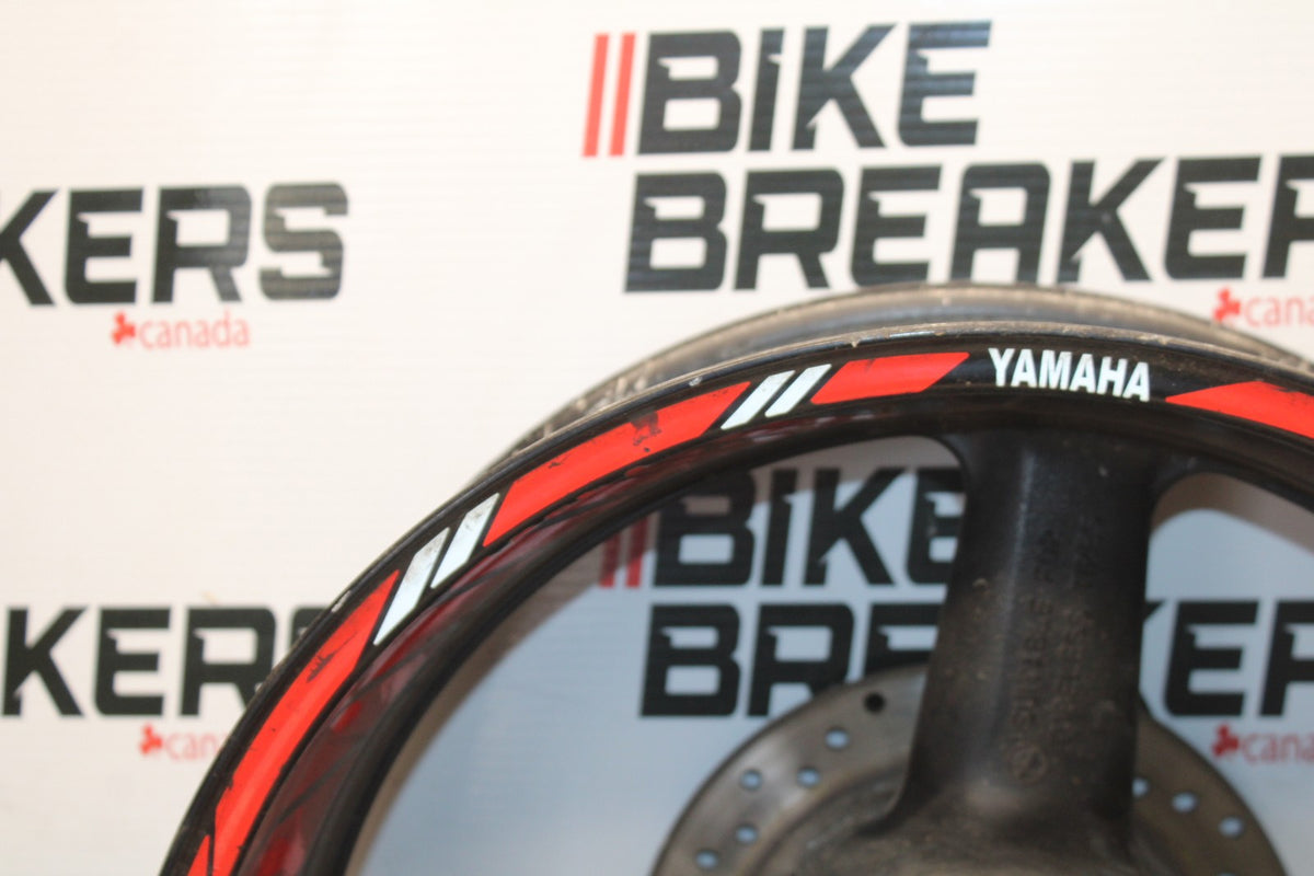 03 YAMAHA YZF R1 REAR WHEEL BACK RIM & ROTOR BB895