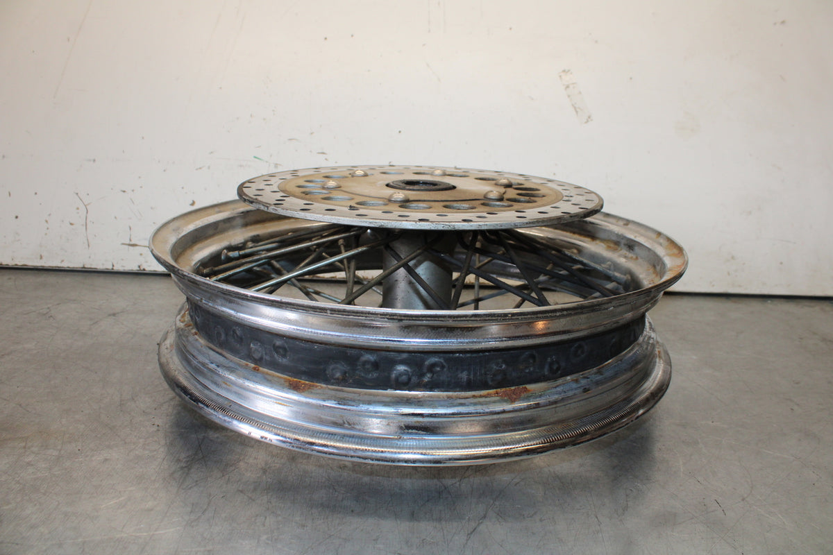 99-00 YAMAHA V STAR 1100 FRONT WHEEL FRONT RIM  BB711