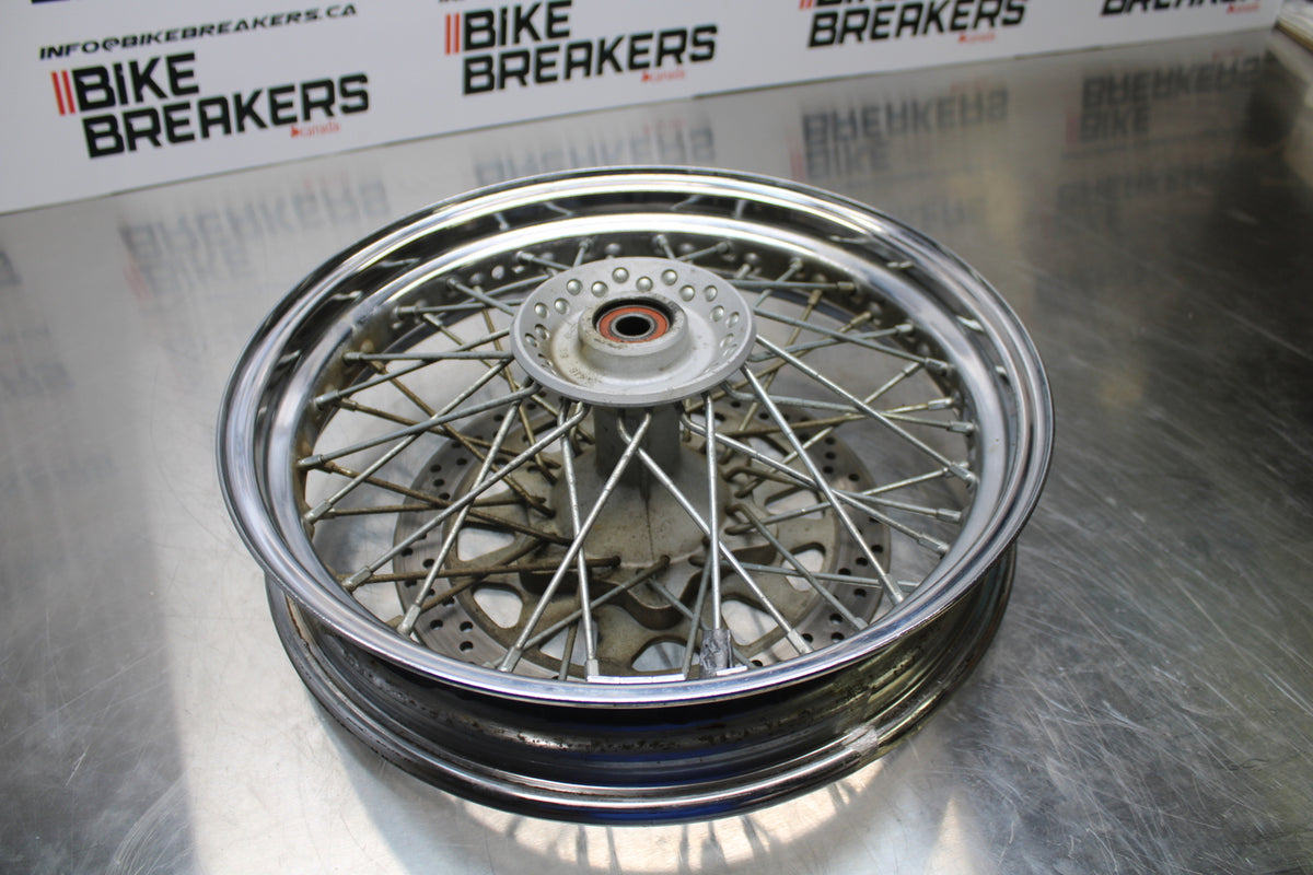 04 SUZUKI INTRUDER 800 FRONT WHEEL FRONT RIM & ROTOR BB758
