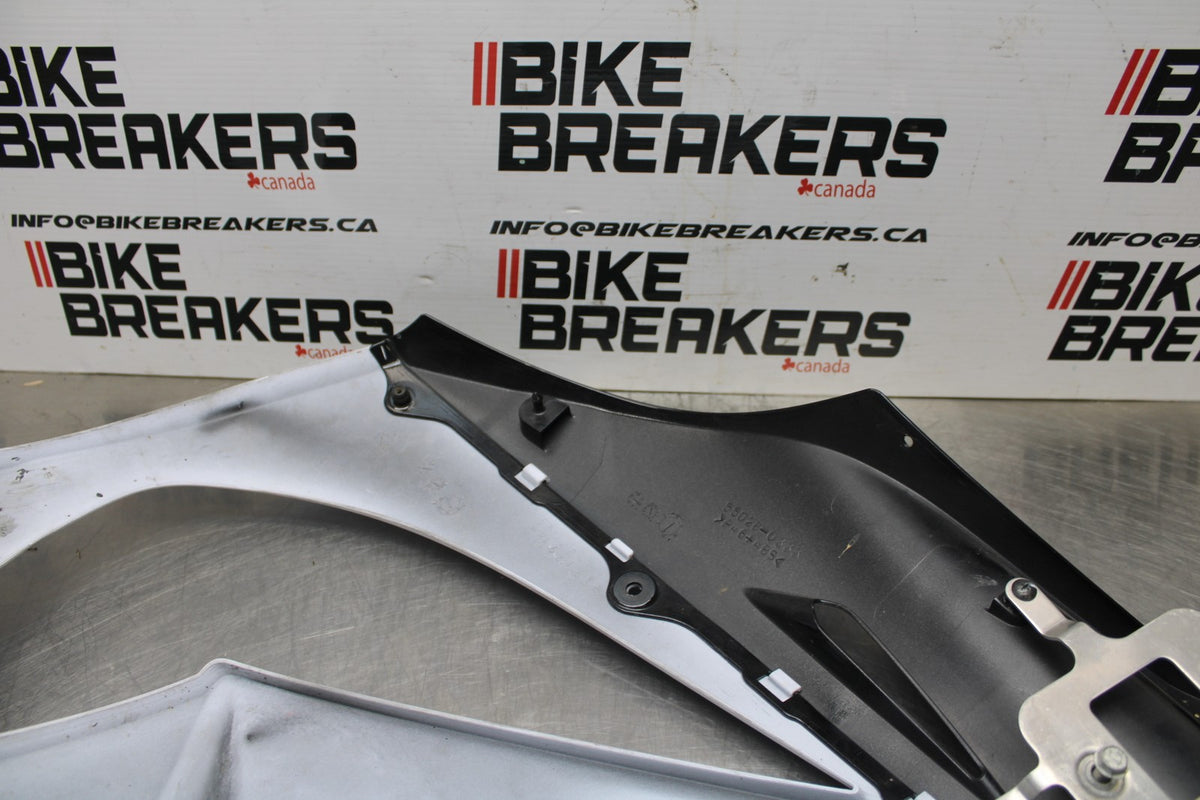11-15 KAWASAKI NINJA ZX10R LEFT LOWER MID UPPER SIDE FAIRING COWL BB840
