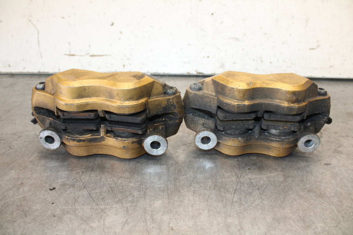 03-04 KAWASAKI NINJA ZX6RR RIGHT LEFT FRONT BRAKE CALIPER PAIR CALIPERS BB684