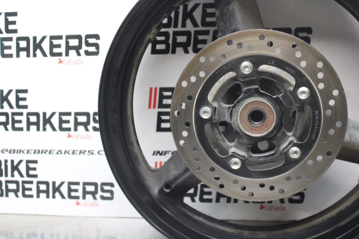 15 SUZUKI GW250F REAR WHEEL BACK RIM & ROTOR BB789
