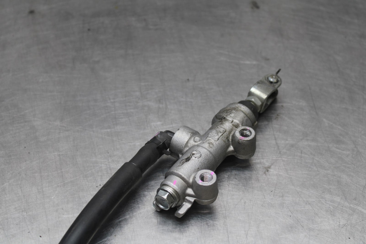12 KAWASAKI NINJA 650 EX650E REAR BACK BRAKE MASTER CYLINDER W RESERVOIR BB926