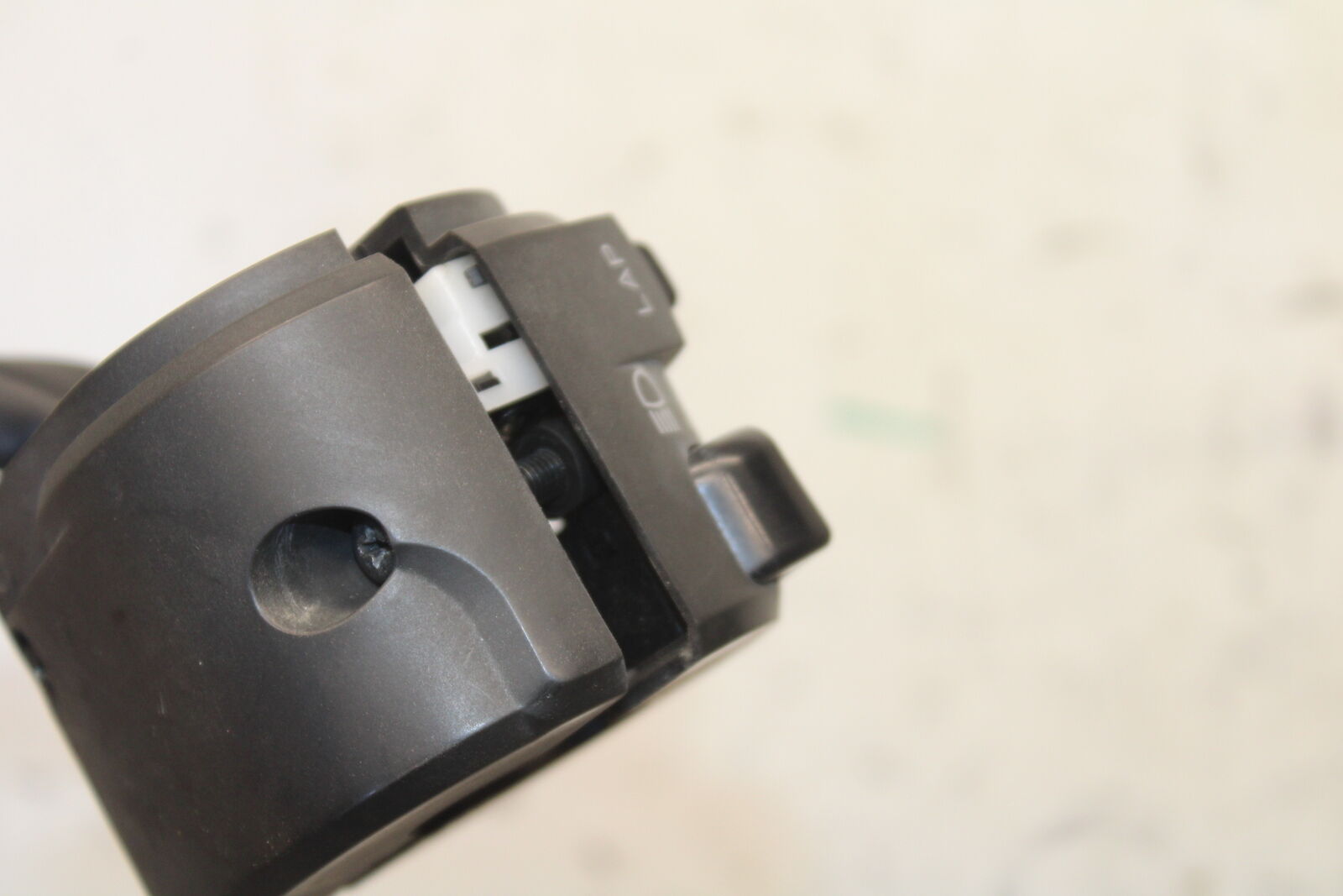 09-12 KAWASAKI NINJA ZX6R LEFT CLIP ON HANDLE HORN SIGNALS SWITCHES BB698