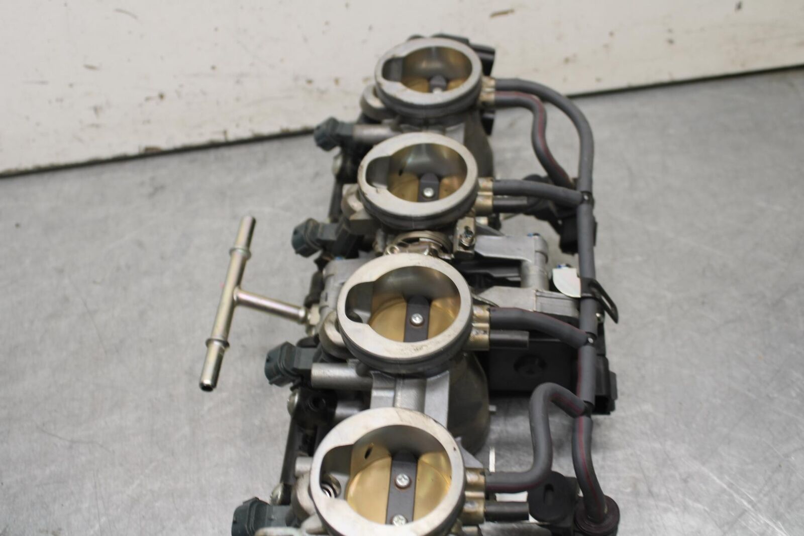 09-12 KAWASAKI NINJA ZX6R MAIN FUEL INJECTORS / THROTTLE BODIES 16163-0128 BB640