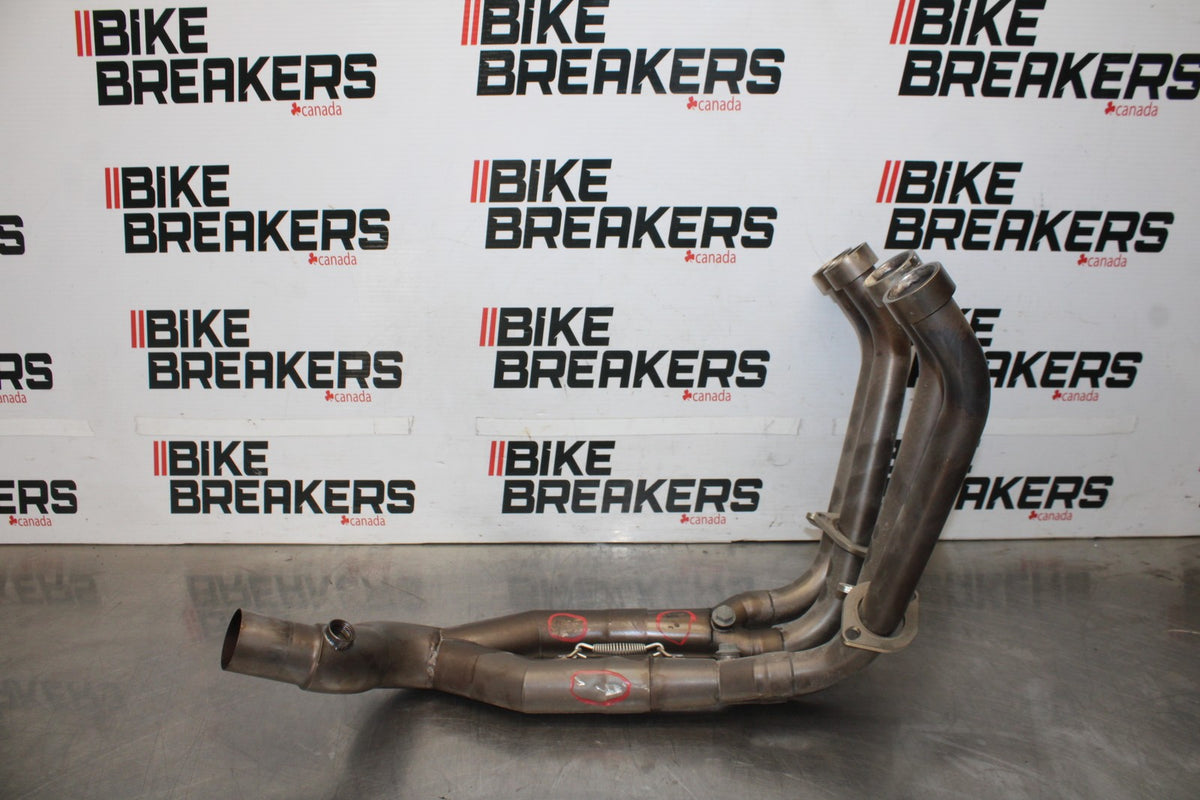 17 YAMAHA YZF R6 EXHAUST HEADER PIPES MANIFOLD BB922