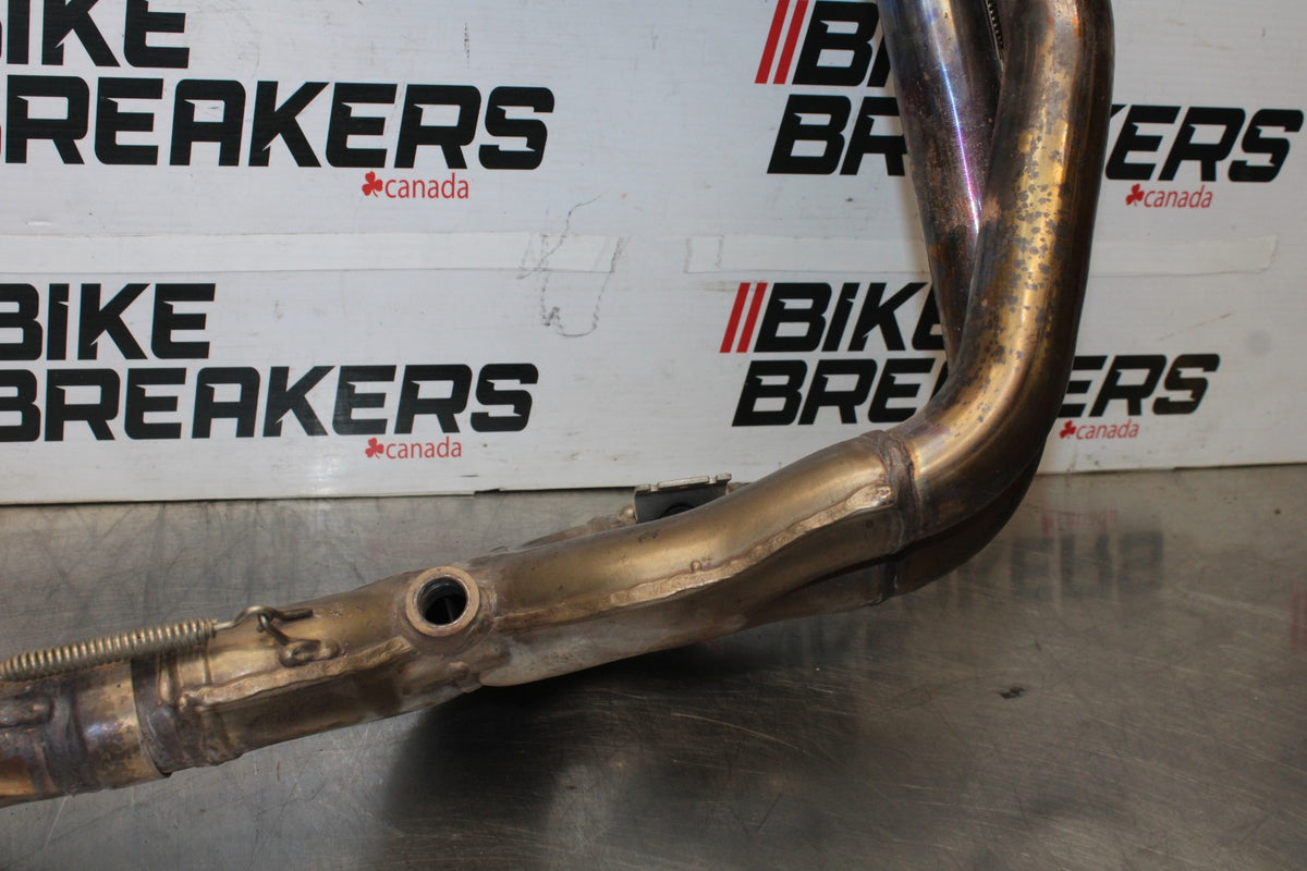 16 APRILIA TUONO V4 1100 EXHAUST HEADER PIPES MANIFOLD BB905