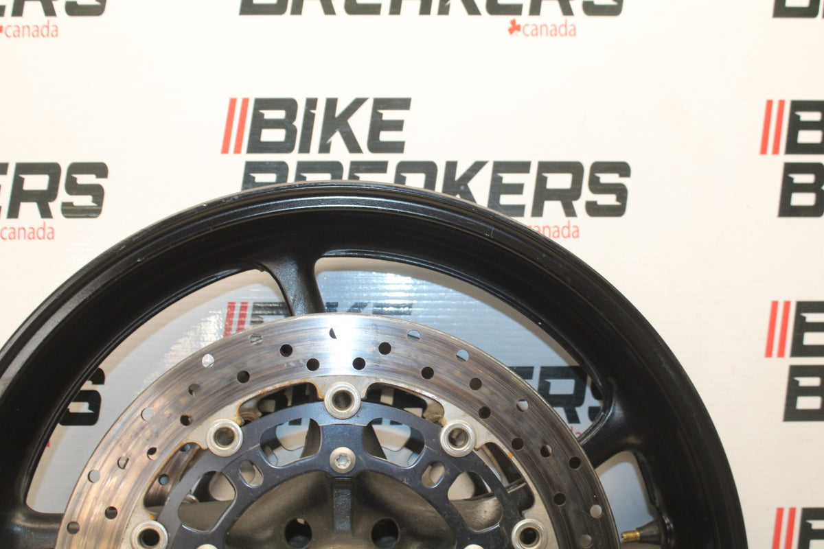 08-16 YAMAHA YZF R6 FRONT WHEEL FRONT RIM & ROTORS BB929